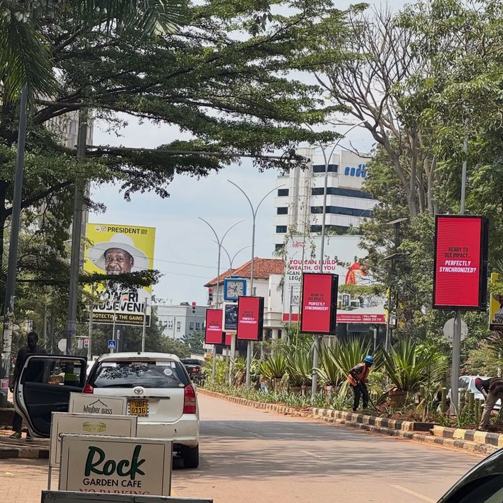 Roadside LED billboards, Kampala